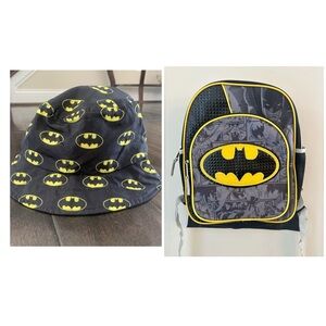 Batman - Toddler size backpack & Bucket Hat